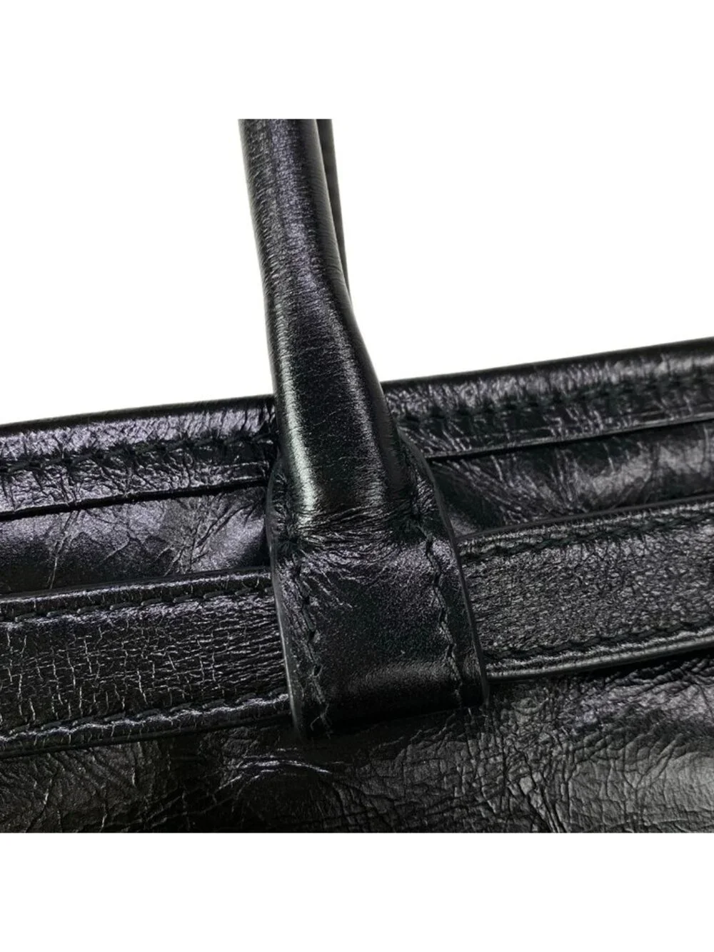 Prada Shoulder Bag Black Leather